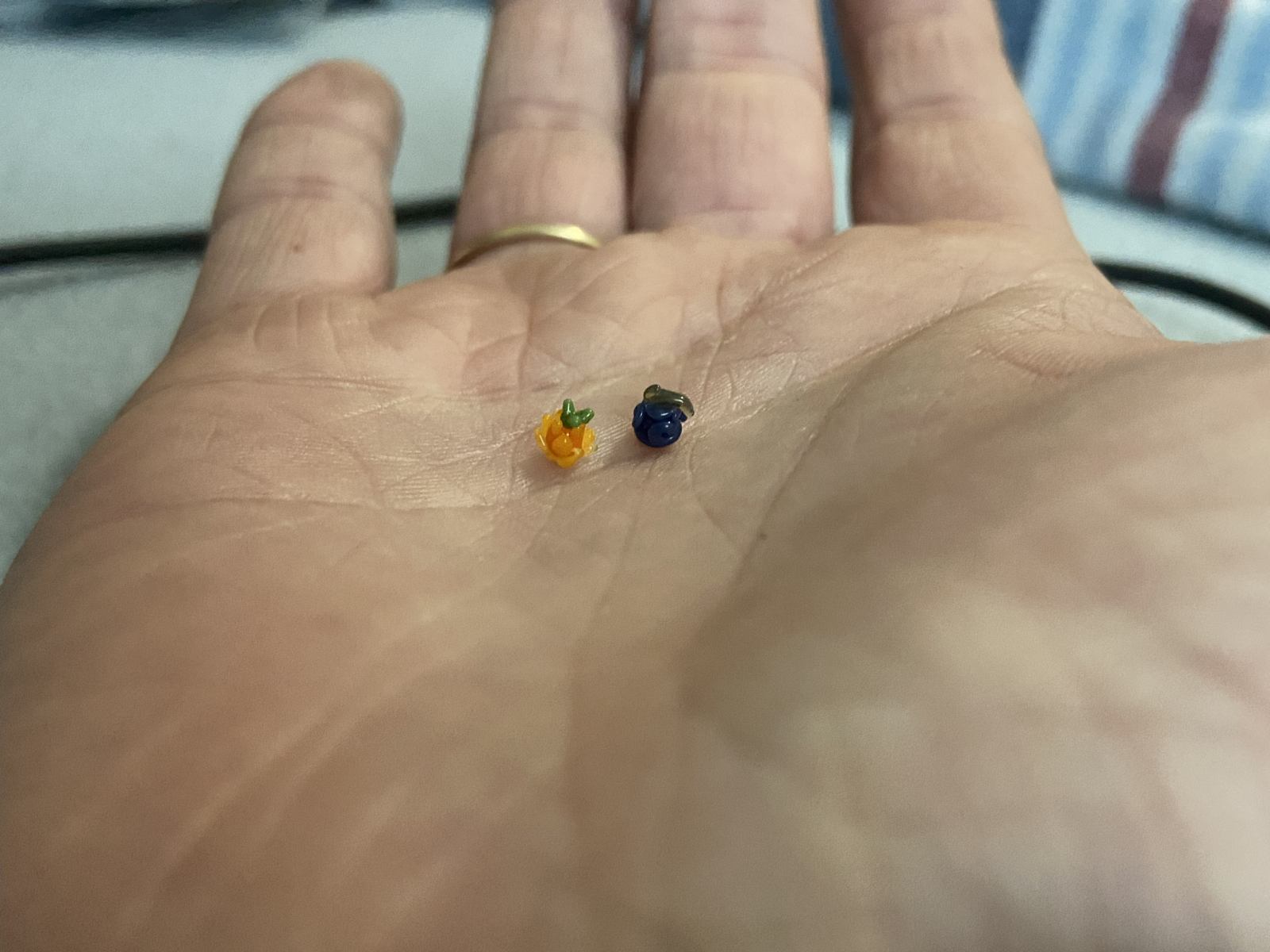 Mini Handcrafted Art Bead Sculpture Anime Fruit - Image 11